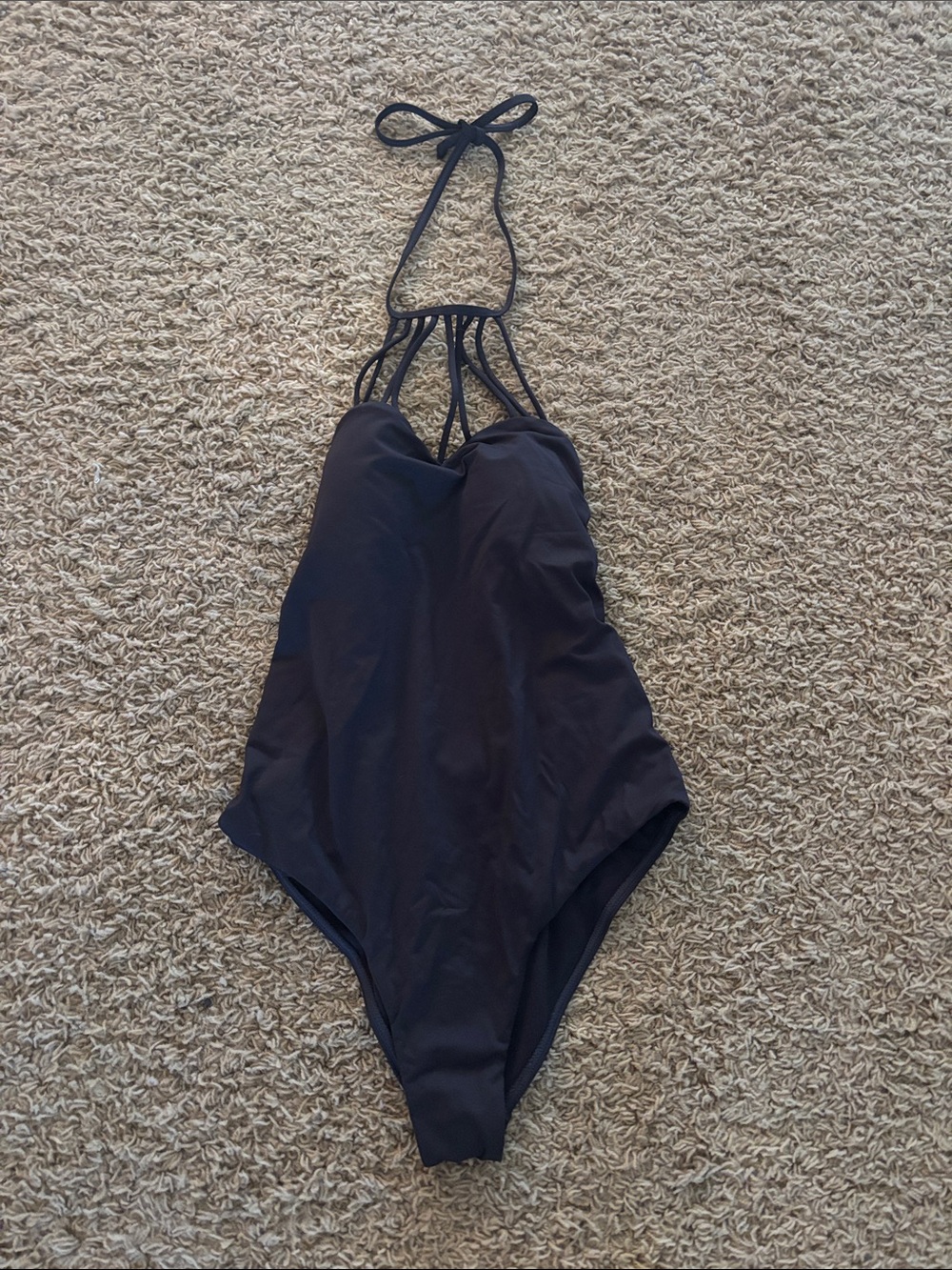 Billabong dark navy Halter-Strap One-Piece Swimsuit